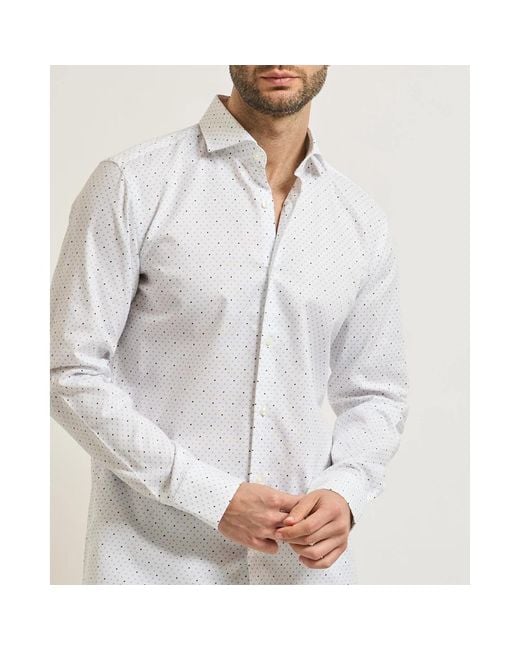 Boss White Formal Shirts for men
