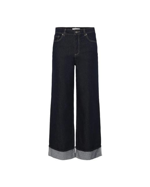 Kaffe Blue Wide Jeans