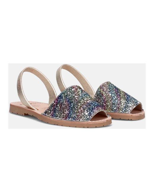 Ria Menorca Blue Flat Sandals