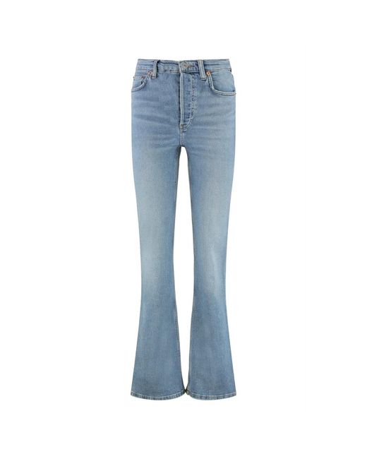 RE/DONE Women's Blue Bootcut Jeans
