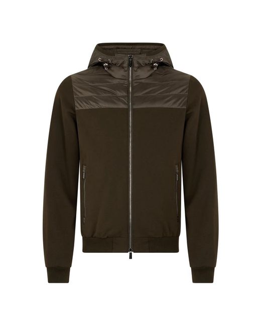 Moorer Green Zip-Throughs for men