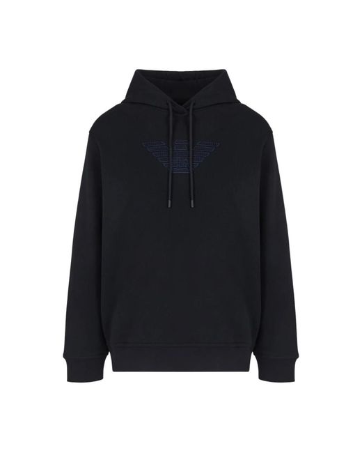 Hoodies Emporio Armani de hombre de color Blue