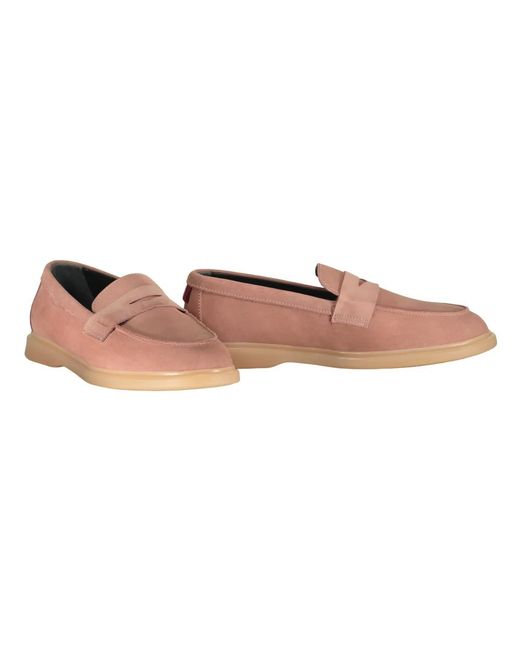 Bally Pink Loafers