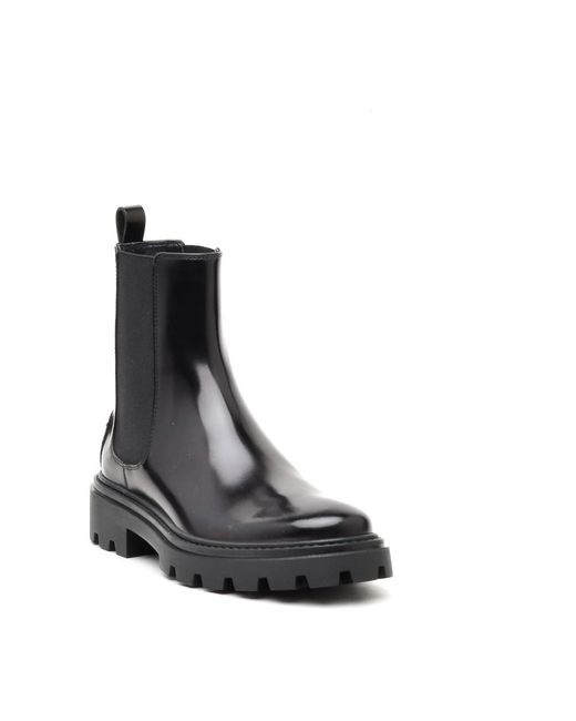 Tod's Black Chelsea Boots