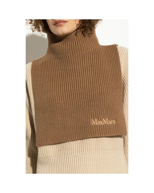 Max Mara Brown Winter Scarves