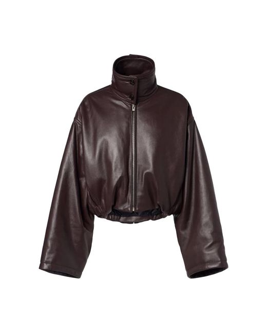 Alaïa Brown Bomber Jackets