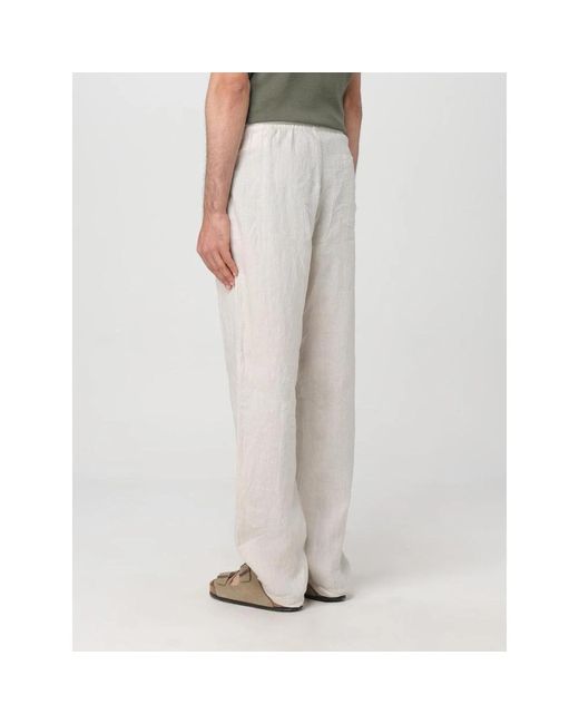 Aspesi Gray Straight Trousers for men