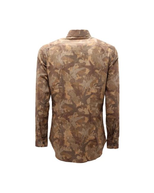 Etro Brown Casual Shirts for men