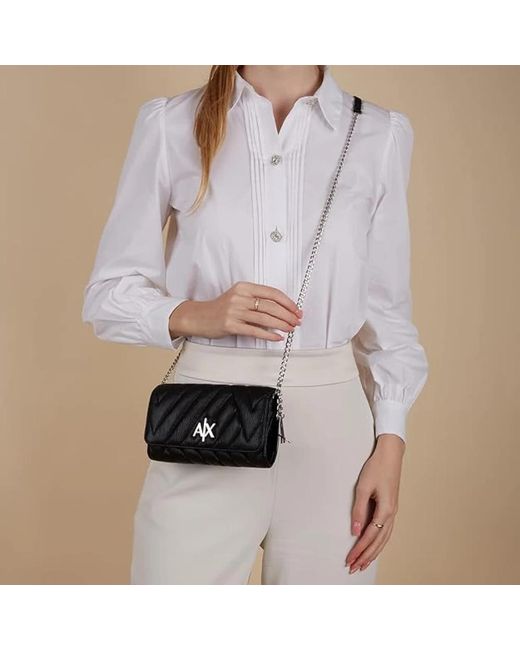 ARMANI EXCHANGE Black Cross Body Bags