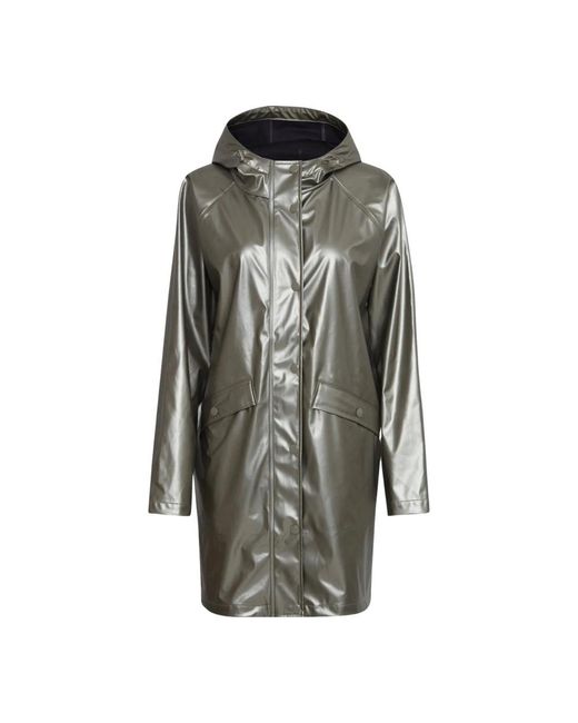 Rain Jackets Ichi en coloris Gray