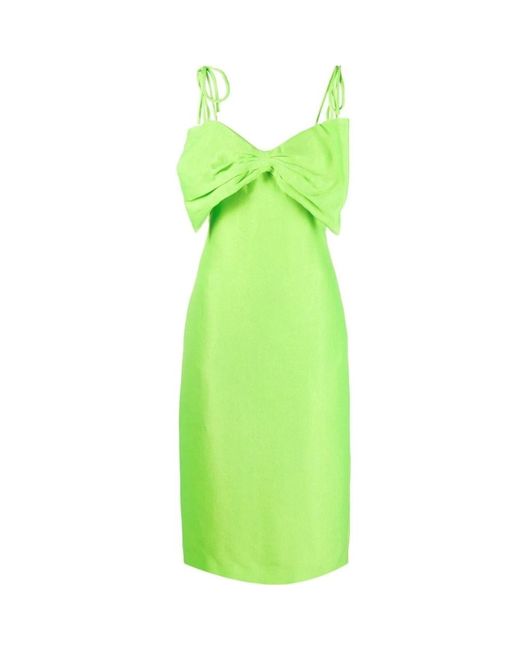 MSGM Green Midi Dresses