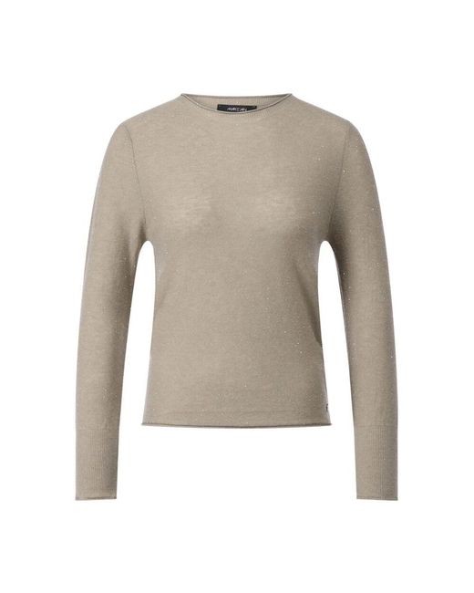 Marc Cain Gray Pailletten wollpullover