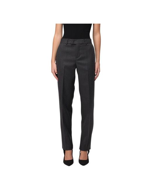Slim-Fit Trousers di Liu Jo in Black