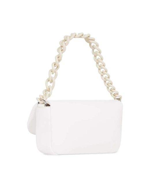 Tommy Hilfiger White City-wide flap crossover tasche
