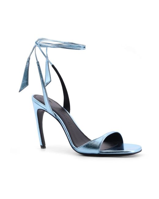 The Attico Blue High Heel Sandals