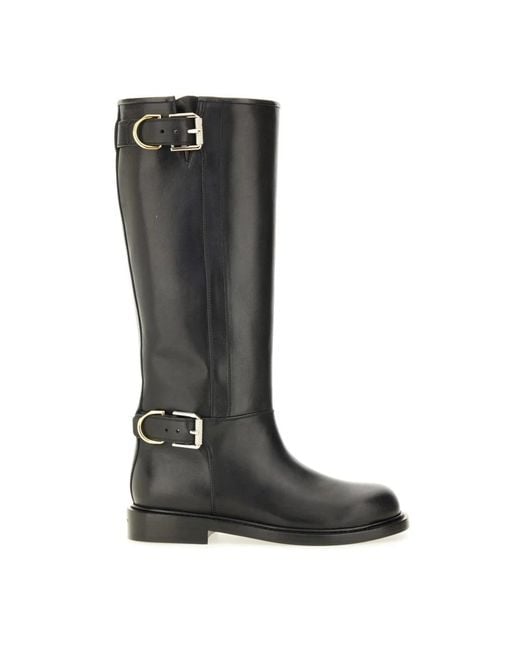 Givenchy Schoenen ,Zwart ,Leer Voyou Flat Boots in het Black