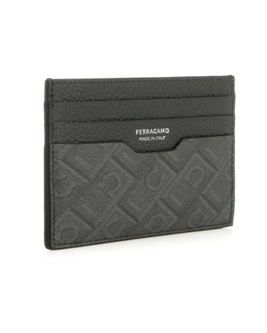 Ferragamo Monogram Kartenetui in Black für Herren