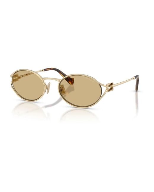 Miu Miu Metallic Sunglasses