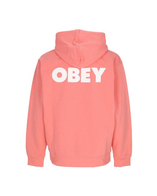 Obey Pink Hoodies for men