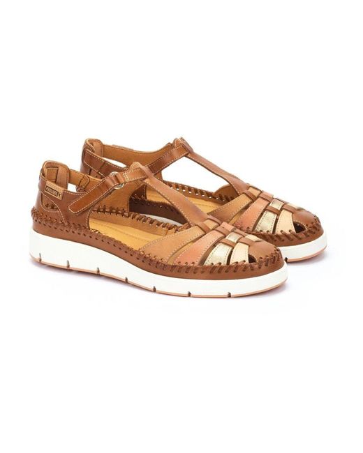 Pikolinos Brown Braune sandale - sommerkollektion