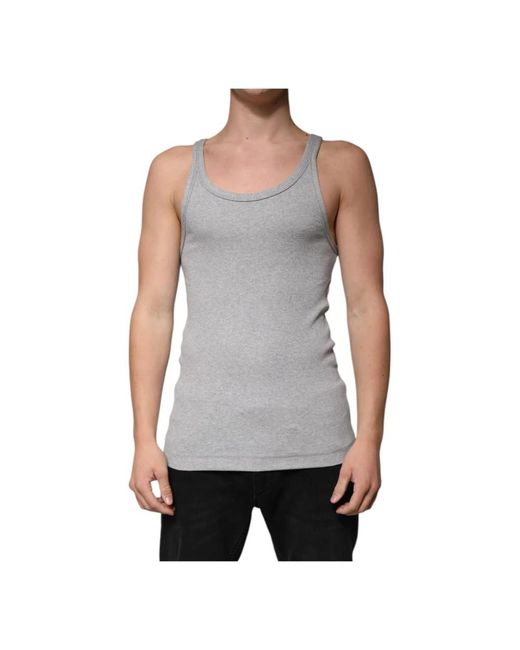 Sleeveless Tops Dolce & Gabbana de hombre de color Gray