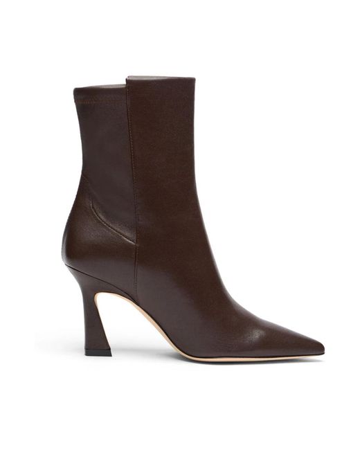 Stuart Weitzman Brown Heeled Boots