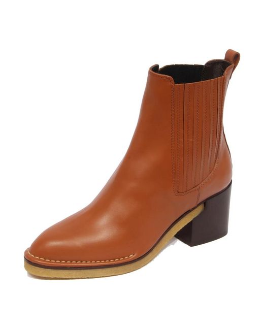 Tod's Brown Heeled Boots