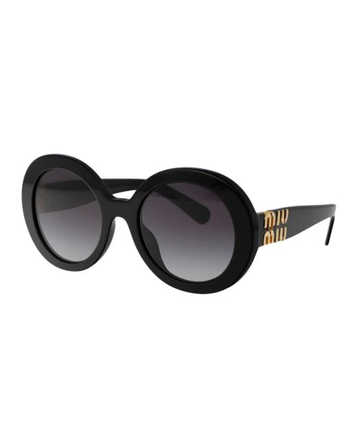 Miu Miu Black Stylische sonnenbrille für sommertage