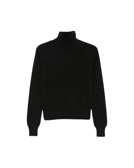 Turtlenecks AMI de color Black