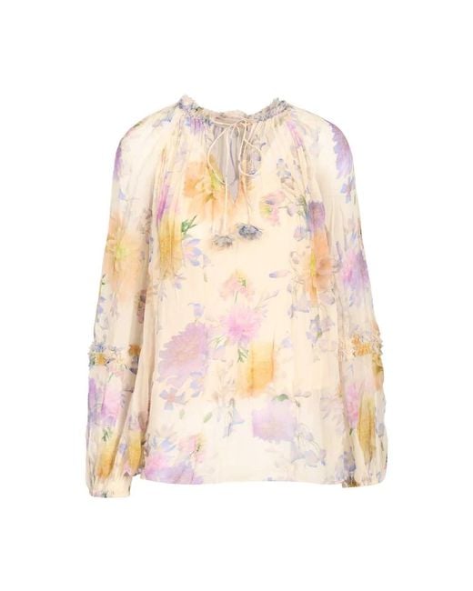 Zimmermann Natural Blouses