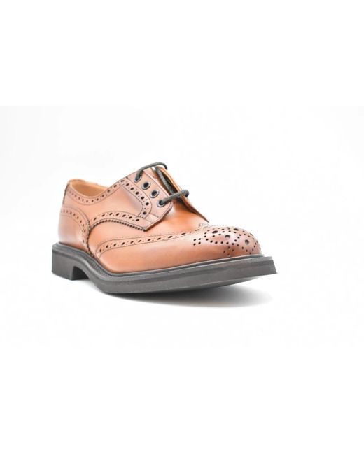 Tricker's Bourton leder schnürschuhe in Pink für Herren