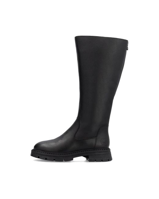 Rieker Black High Boots