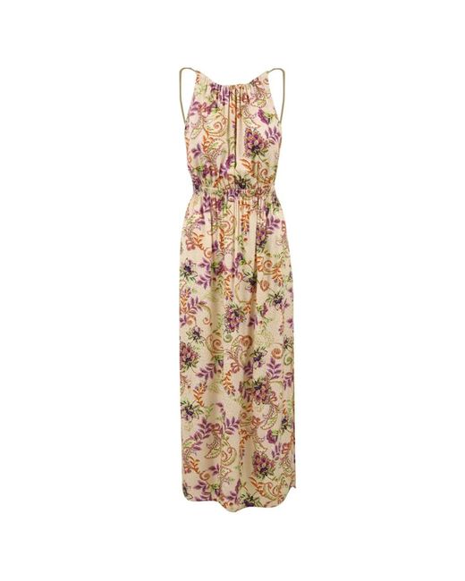 Midi Dresses Attic And Barn de color Metallic