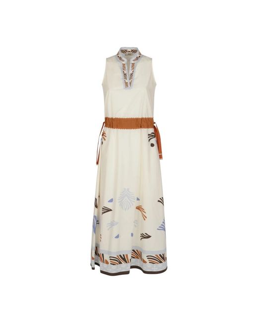 Herno Natural Midi Dresses