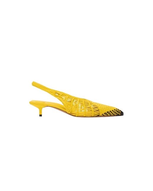 Jacquemus Yellow Pumps