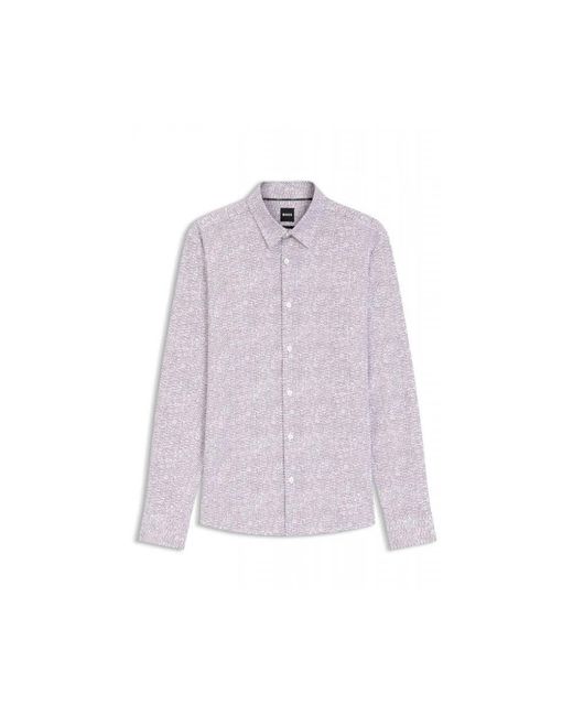 Boss Purple Formal Shirts for men