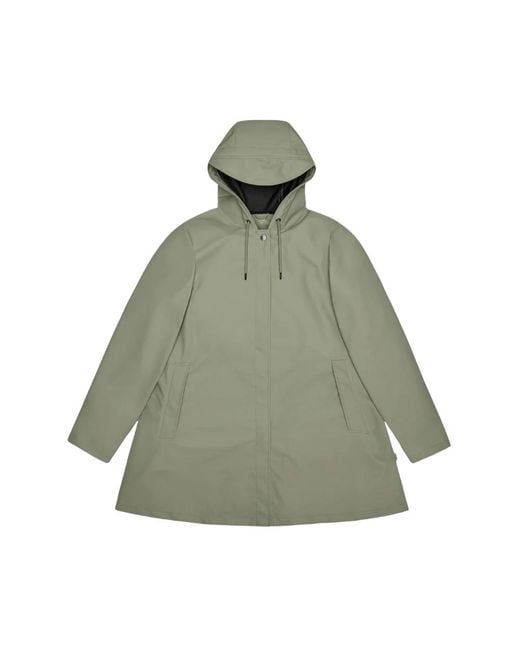 Rains Green Rain Jackets