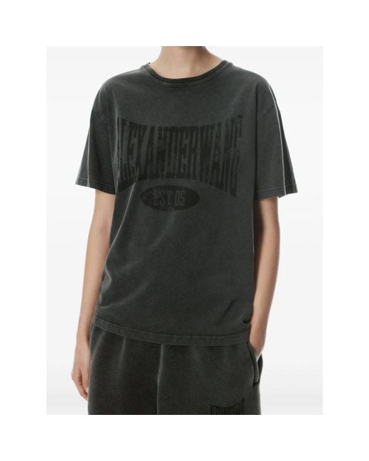 Alexander Wang Black T-Shirts