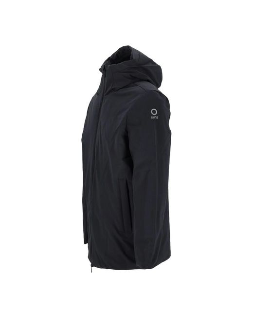 Suns Jassen ,Blauw ,Nomentano Parka Jas in het Blue voor heren