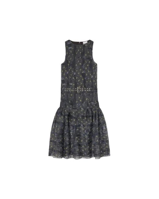 Ganni Black Midi Dresses