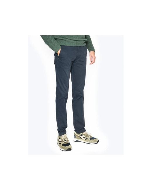 40weft Blue Chinos for men