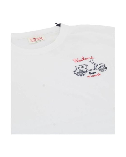 Mc2 Saint Barth White T-Shirts for men