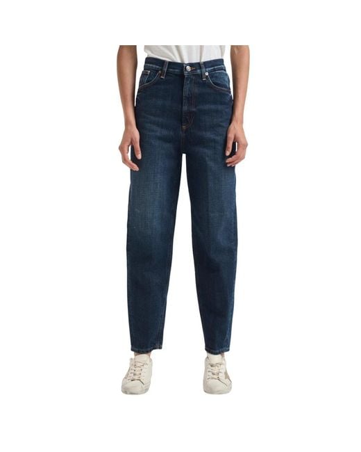 Dondup Blue Loose Fit Jeans