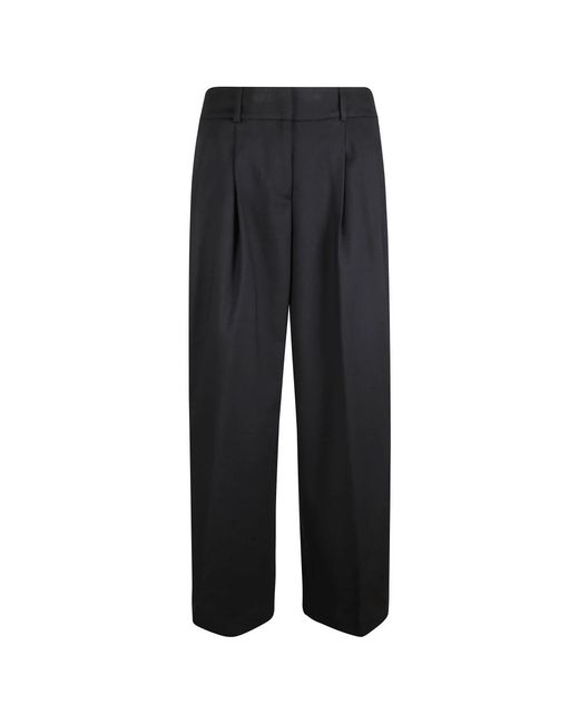 Peserico Black Wide Trousers