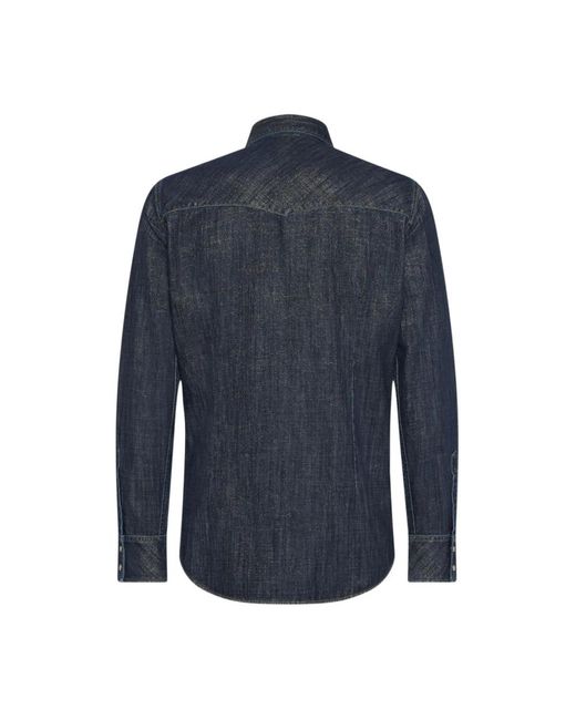 DSquared² Overhemden ,Blauw ,Denim Denim Overhemden Voor Mannen in het Blue voor heren