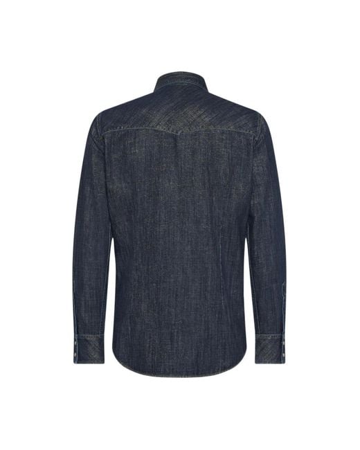 DSquared² Overhemden ,Blauw ,Denim Denim Overhemden Voor Mannen in het Blue voor heren