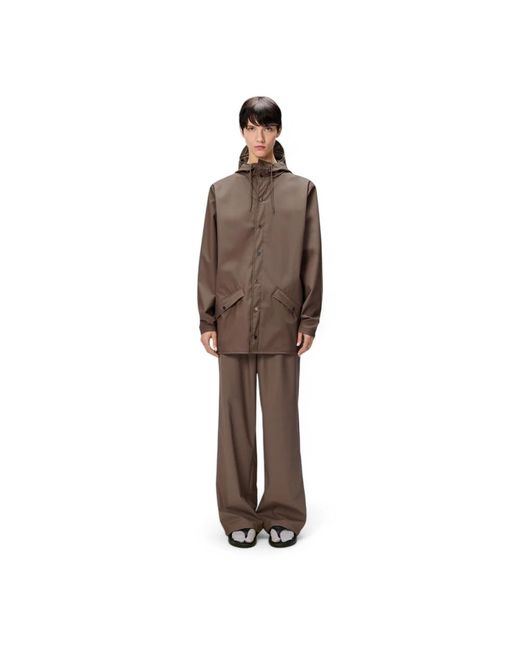 Rains Brown Rain Jackets for men