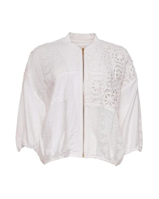 Maicazz Jassen ,Wit ,Tiara Jacket in het White