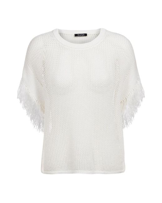 Tuzzi White Aloe There! Pullover