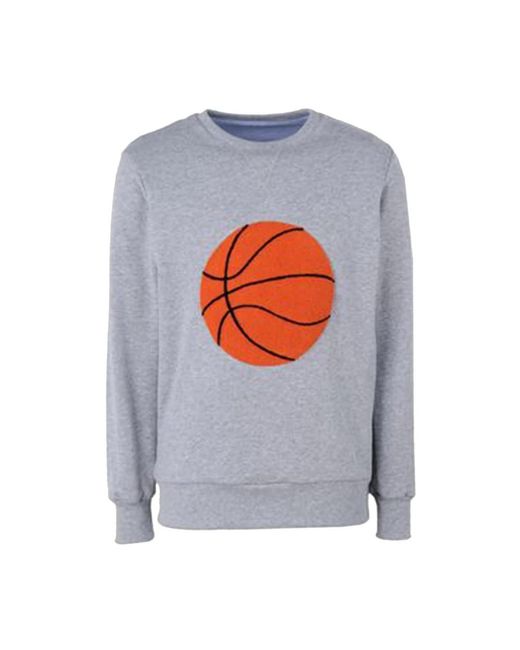 LC23 Hoodies & Sweatvesten ,Grijs ,Katoen Abstract Basketball Sweatshirt in het Gray